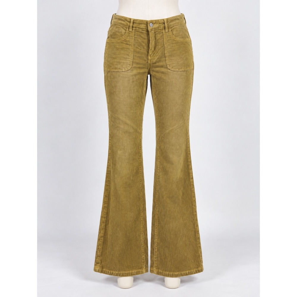 Anthropologie Pilcro & The Letterpress Corduroy Wide Leg Pants Women's 31 Petite - Picture 14 of 14